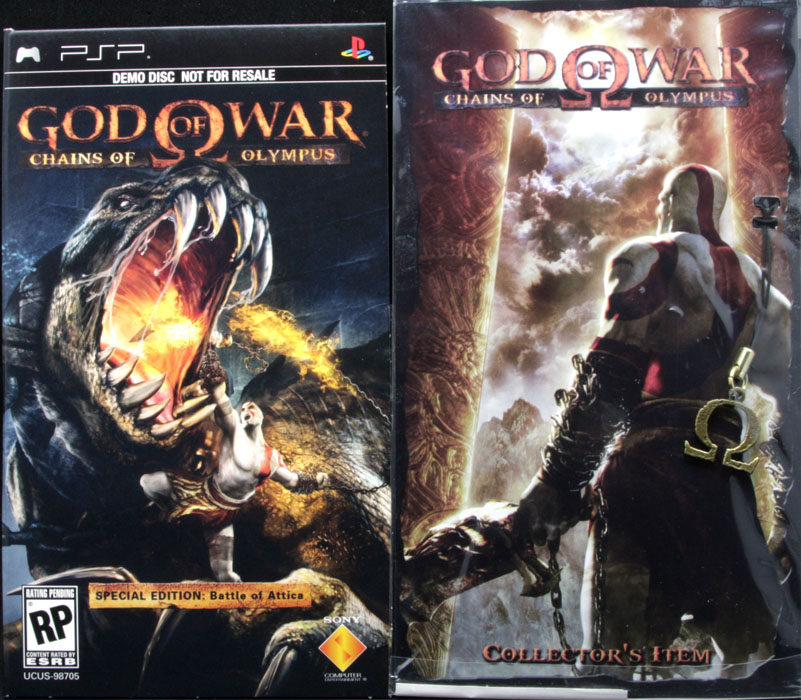God of War Chains of Olympus demo disc - sealed